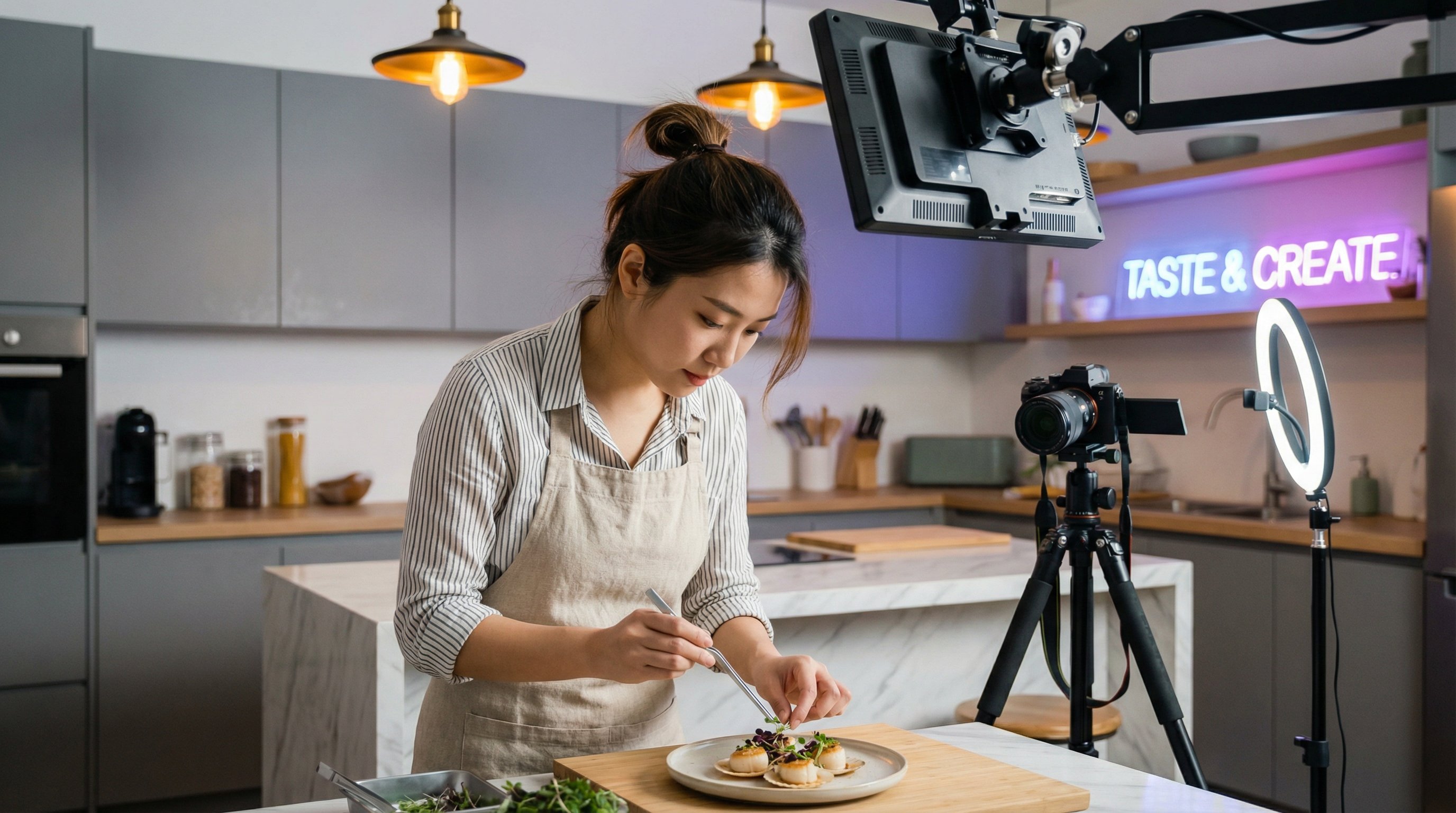 萝莉学生美食视频教程